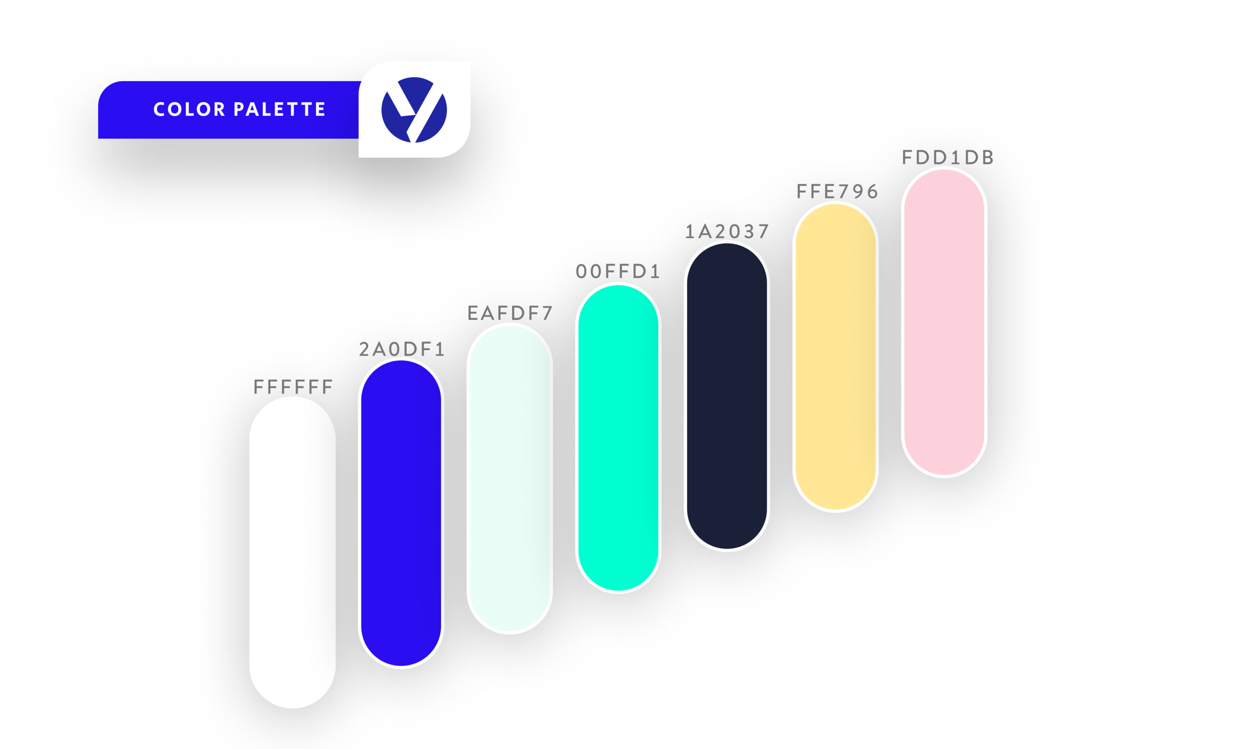 Vivid Opticians brand color palette