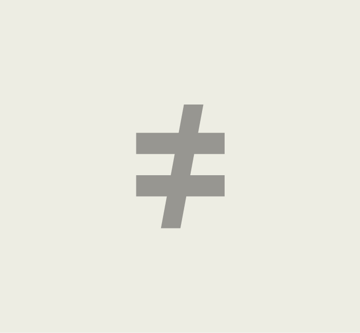 un≠ORDINRY symbol — primary mark on neutral background