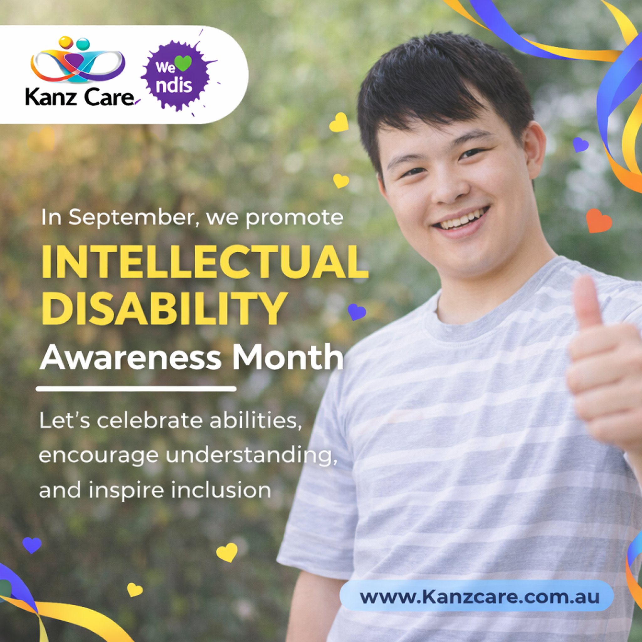 Kanz Care Instagram post: Intellectual Disability Awareness Month