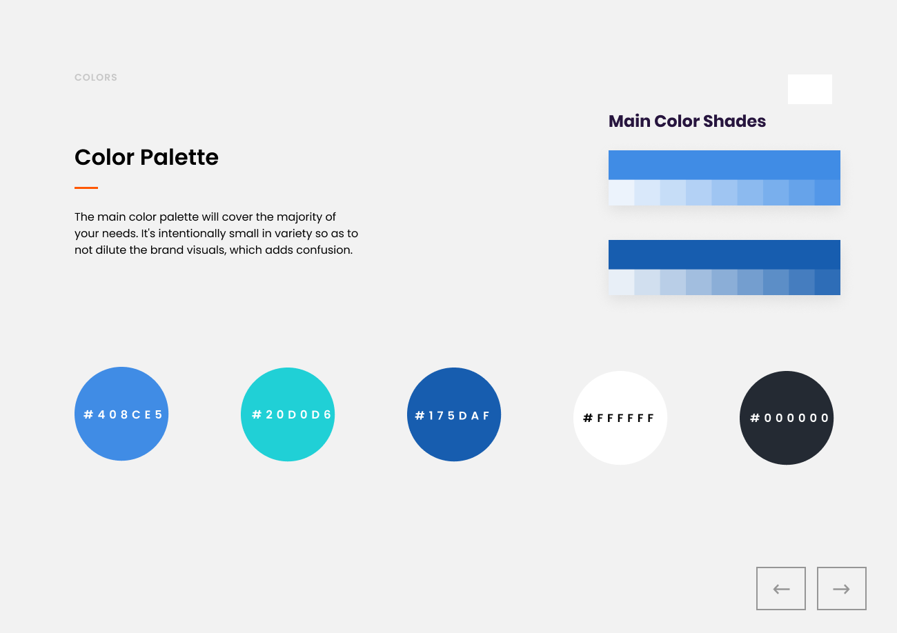 Giveplug brand color palette